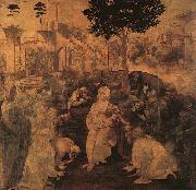  Leonardo  Da Vinci, Adoration of the Magi